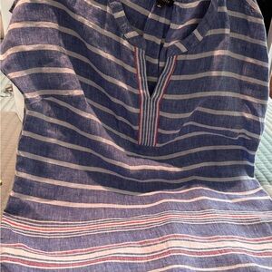 TALBOT’S 100% Linen Top